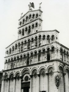 Italy Lucca Church San Michele in Foro Old Photo 1961