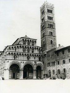 Italy Duomo di Lucca Cathedral Old Photo 1961