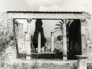 Italy Pompei Pompeii Ruins Old Photo 1961