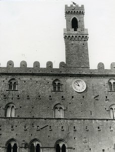 Italy Volterra Podestat Old Photo 1961