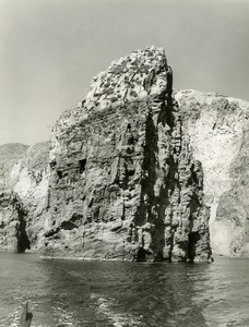 Italy Sicily Faraglioni di Lipari Old Photo 1961