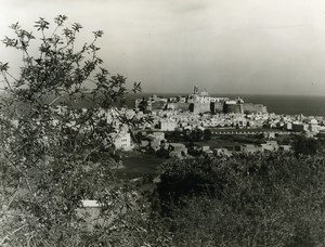 Italy Sicily Lipari panorama Old Photo 1961