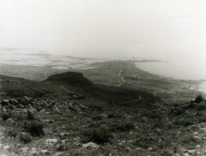 Italy Sicily Trapani Peninsula Panorama Old Photo 1961