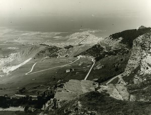 Italy Sicily Trapani Peninsula Panorama Old Photo 1961