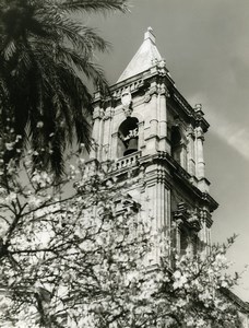 Italy Sicily Trapani Church Old Photo 1961