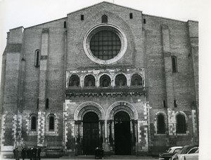 France Toulouse Basilique Saint Sernin Basilica West Old Photo 1960