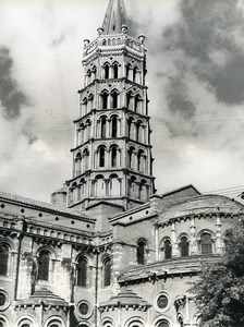 France Toulouse Basilique Saint Sernin Basilica Old Photo 1960