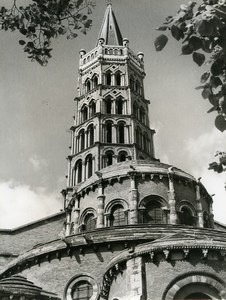 France Toulouse Basilique Saint Sernin Basilica Old Photo 1960