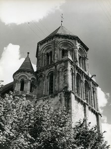 France Poitiers Église Sainte Radegonde Church Old Photo 1960