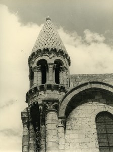 France Poitiers eglise Notre Dame la Grande Church Old Photo 1960