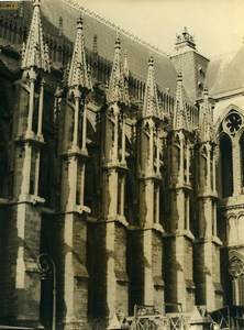 France Cathedrale de Reims Cathedral Old Photo 1960