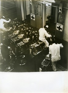 Japan Tokyo? Factory Interior Motorcyle Old Photo 1960