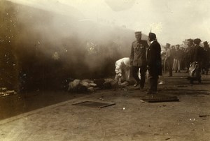 Chine Pékin Beijing Gare attentat contre les Princes Chinois ancienne Photo 1906