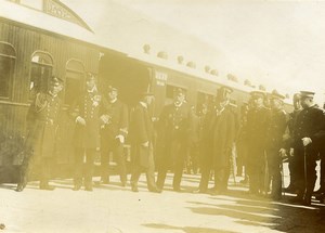 Chine Tianjin Tien-Tsin l'arrivée du Genéral Prince Japonais Fushimi Sadanaru ancienne Photo 1906