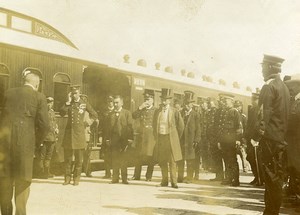 Chine Tianjin Tien-Tsin l'arrivée du Genéral Prince Japonais Fushimi Sadanaru ancienne Photo 1906