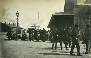 China Tianjin Arrival of Japanese General Prince Fushimi Sadanaru old Photo 1906