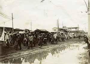 Chine Tianjin Tien-Tsin procession pour l'enterrement d'un Taotaï Gouverneur ancienne Photo 1906