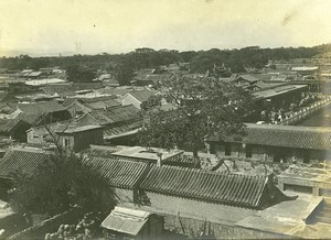 Chine Pékin Beijing la Cité Interdite ancienne Photo 1906