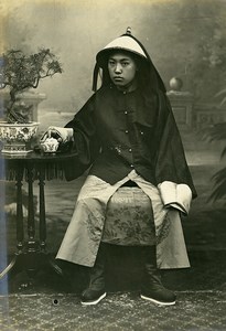 Chine Tianjin Tien-Tsin Mandarin du Vice Roi de Tientsin ancienne Photo 1906