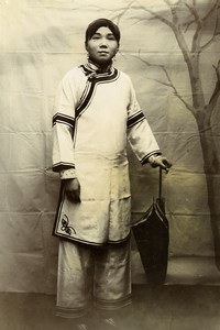 China Tianjin Chinese Woman Fashion Old Photo 1906
