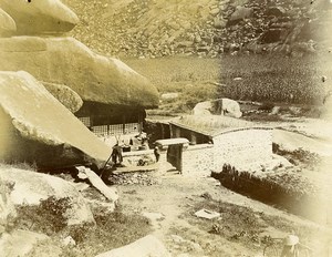 Chine Shanhaiguan sur la route des Grottes et de la Tête du Vieux Dragon ancienne Photo 1906