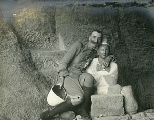 Chine Shanhaiguan Expedition à la Pagode de la Grotte ancienne Photo 1906