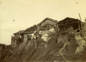 Chine Tianjin Tien-Tsin Tientsin constructions le long du Canal Imperial ancienne Photo 1906