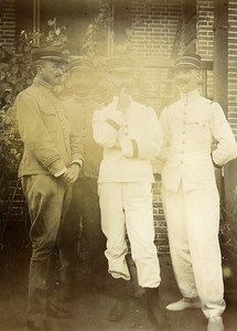 Chine Shanhaiguan Lt Theury Cap Coup Lt Trilles & Docteur Charvet ancienne Photo 1906