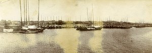 Chine le Port de Tchang Cho ancienne Photo Panorama 1906