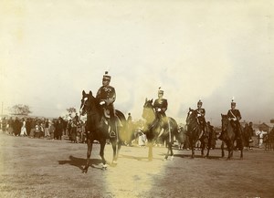 China Tianjin Tientsin Japanese General Kamio Mitsuomi & Staff Old Photo 1906