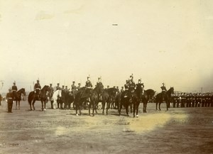 China Tianjin Tientsin Japanese General Kamio Mitsuomi & Staff Old Photo 1906