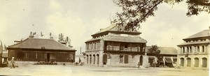 Chine Pékin Beijing la caserne française Militaire ancienne Photo 1906