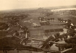 China Beijing Summer palace view from Jade Peak Pagoda Old Photo 1906