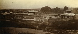 Chine Shanhaiguan Casernement Anglais ancienne Photo 1906