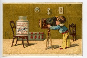 France Compagnie Liebig Chromo Publicitaire recette Photographe 1890