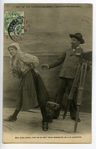 France les Sables d'Olonnes Carte Postale Fantaisie Enfoncé le Photographe 1900