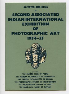 India Bombay Label Second International Photo Exhibition 1954-1955