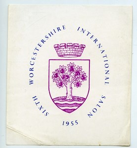 UK Worcestershire Etiquette Vie Salon Photographique International 1955