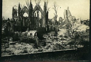 Belgium Nieuport Nieuwpoort Ruins WWI War Disaster Old Photo 1918