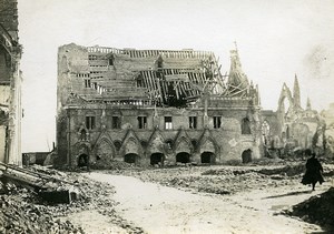 Belgium Nieuport Nieuwpoort Ruins WWI War Disaster Old Photo 1918