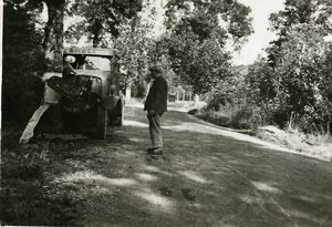 France Memories of a Tow Truck Shell Truck Accident Old Photo 1935