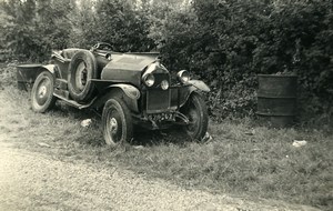 France Memories of a Tow Truck Car Wreck Accident Old Photo 1935