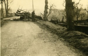 France Memories of a Tow Truck Van? Wreck Accident Old Photo 1935