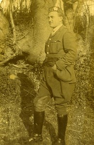 France Montreuil Hucqueliers WWI English Military Man Old Photo 1917