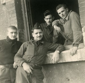 France BA 121 Nancy-Essey Military Service Group Old Photo 1958