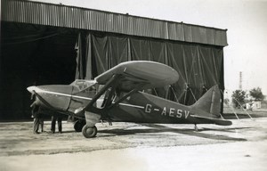 United Kingdom Aviation Heston Phoenix Airplane G-AESV Old Photo 1940