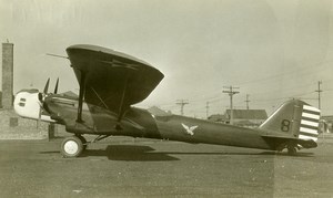 USA Aviation American Military Airplane Old Photo 1940
