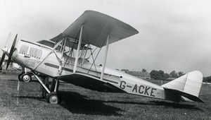 United Kingdom Aviation Avro Avian M IV G-ACKE Airplane Old Photo 1930's