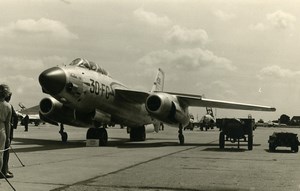 France Military Vautour II Sud Aviation Airplane Old Photo 1960