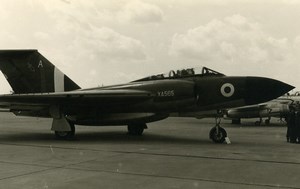 United Kingdom Aviation Gloster Javelin XA565 Aircraft Old Photo 1960